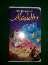 Aladdin (VHS, 1993) black diamond edition, rare