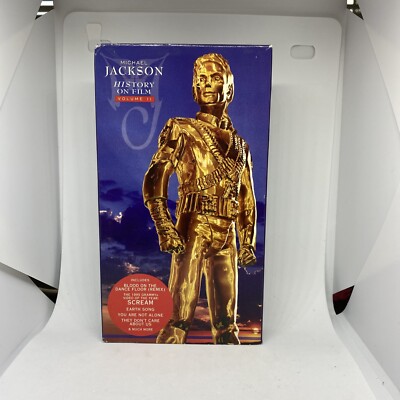 MICHAEL JACKSON History on Film Vol. 2 VHS Tape, Billie Jean, Janet Jackson