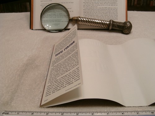 David Baldacci *TOTAL CONTROL* Signed HC/DJ 1st Edition-1st Printing - Picture 12 of 13