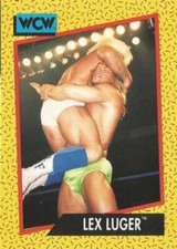 LEX LUGER [1991 Impel WCW World Championship Wrestling / WWE] EXCELLENT Card #21