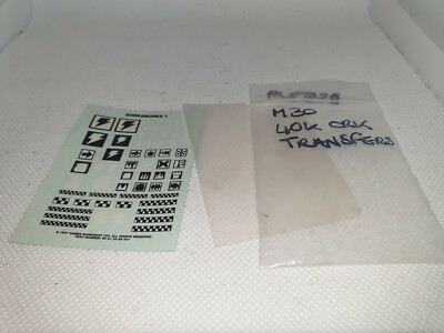 warhammer 40k ork transferbogen h30