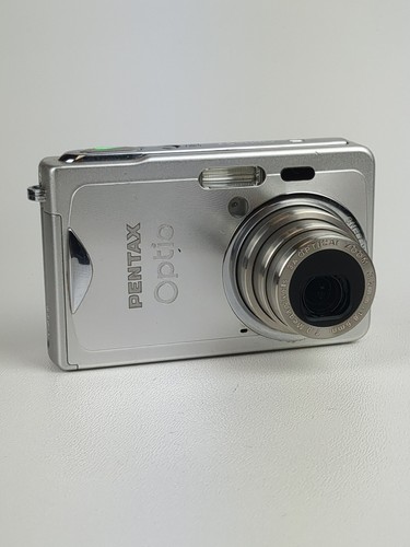 Pentax Optio S7 7.0MP Digital Camera Silver Tested Working, CAMERA ONLY! - Bild 1 von 8
