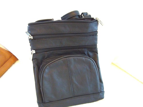 Damen Handtaschen Leder Ausweis Handy Geldbörse Kreditkartenfächer Herrentaschen RM004L - Bild 11 von 39