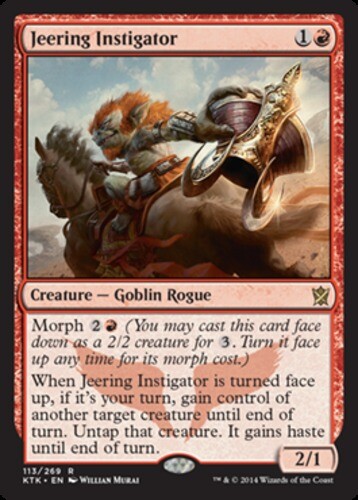 Jeering Instigator ~ Heavily Played Khans of Tarkir MTG Magic UltimateMTG Red Ca - Picture 1 of 1