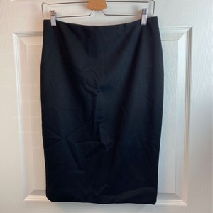 Ralph-Lauren-Collection-Purple-Label-Womens-Pencil-Skirt-Black-Lined-Wool-6