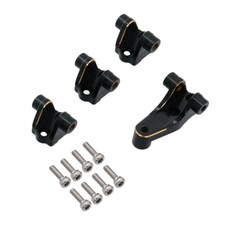 NEW Powerhobby Brass Lower Shock Suspension Link Mount Set Black FITS Traxxas TR