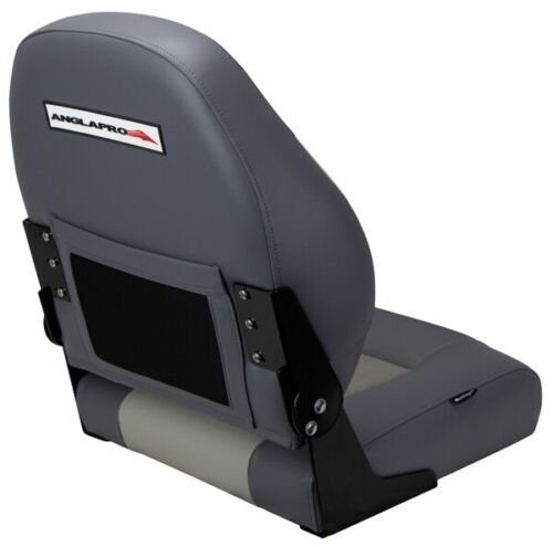 Boat Seat, Deluxe Fold Down Grey, UV Stabilised, Alloy Hinges - Picture 2 of 3
