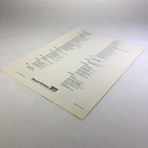 Vintage 1972 Verzeichnis autorisierter Tankstellen für Blockflöten der Marke Wollensak - Bild 7 von 8
