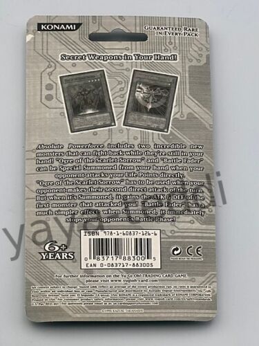 YuGiOh TCG Absolute Powerforce Blister Booster Pack - 1st Edition Factory Sealed - Picture 2 of 3