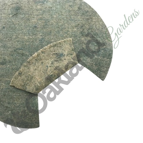 Hanging Basket Liner 16" Green Jute 40cm Natural Fibres Garden Planter | x 10 - Picture 2 of 3