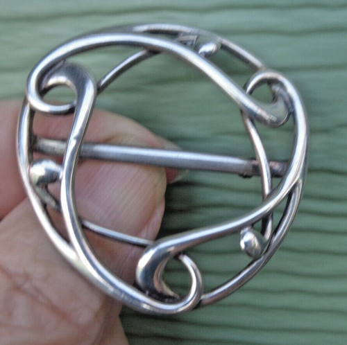 Écharpe Broche Ola Gorie Écossais Argent Sterling 1990 1991 1993 Edinbourg - Photo 13 sur 18