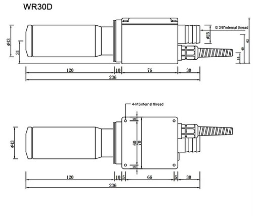 Calentador de aire caliente industrial WR30 230V 380V 3300W para máquina de sellado - Imagen 5 de 20