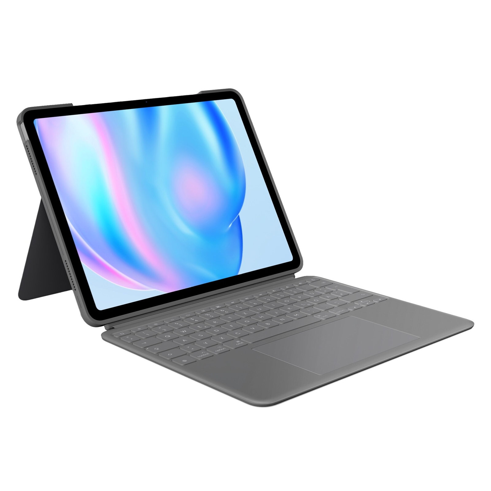 Logitech Combo Touch Tastatur-Case Grau für iPad Air 13 M2 2024, M3 2025