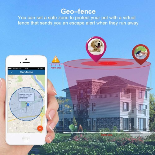 GPS-Tracker Katzen Hunde Halsband Wasserdicht ohne ABO mit kostenloser App X73 - Bild 7 von 9