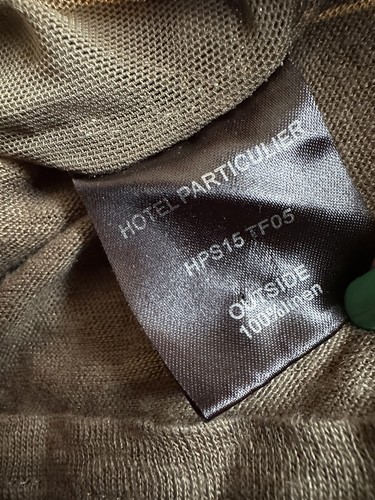 Hotel Particulier green linen top with chain detail size large - Picture 19 of 20