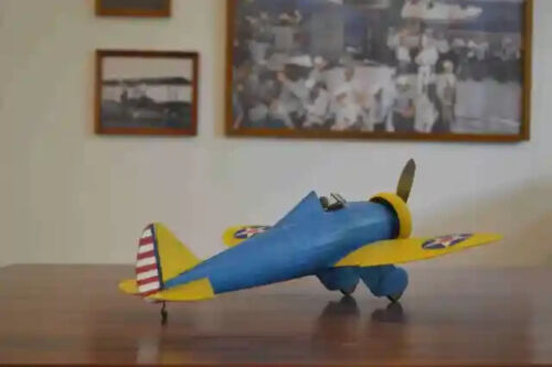 P-26A Peashooter 15in Wingspan 381mm 1/20 Scale Balsa Model Plane Kit Tony Ray - Picture 4 of 9