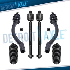 6pc Front Inner Outer Tierod for 2012 - 2014 2015 2016 Elantra Coupe GT Veloster