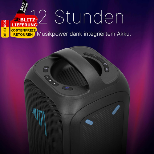 Bluetooth LED Lautsprecher Bass Boost Wireless Stereo 12H Musicbox Soundbox Box - Bild 3 von 8