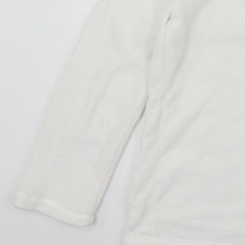 LOVE TO LOUNGE Girls White Polyester Blend Pyjama Top Size S Cuddle Me - Picture 12 of 12