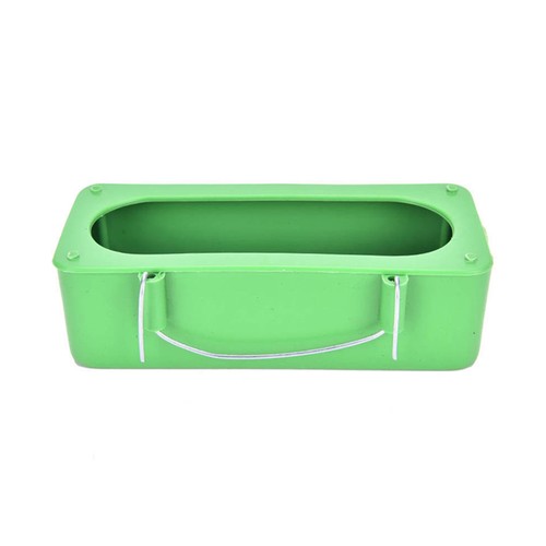 Pet Parrot Bird Cage Mini Plastic Food Water Feeder Bowl Bathing Feeding Cup 18 - Picture 4 of 4