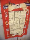 RNLI 1999 COMMEMORATIVE TEA TOWEL 175 YEARS OF SAVING LIVES AT SEA . BN UNUSED