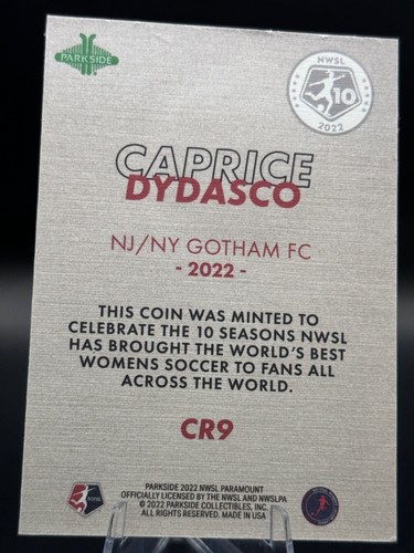 2022 Parkside NWSL Paramount 10th Anniversary Coin Set - Picture 19 of 45