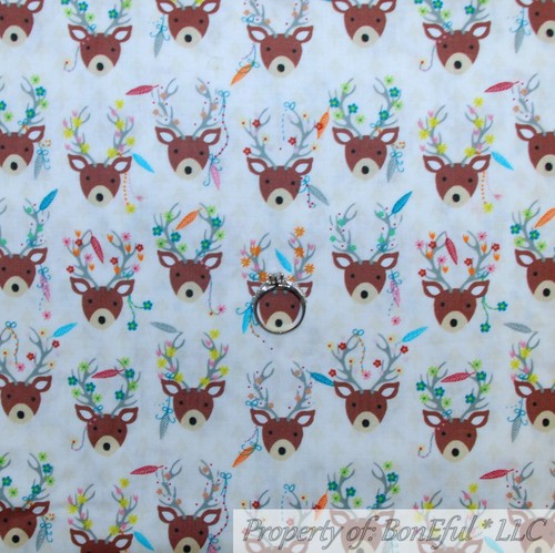 BonEful Fabric FQ Cotton Quilt Rainbow Scenic Tent RV Camper Dog Bike USA Flag L - Picture 13 of 15