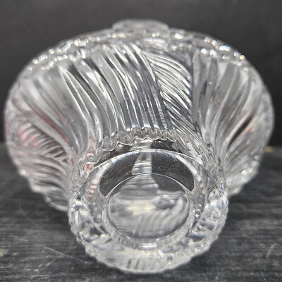 Anna Hutte Bleikristall Lead Crystal Basket w/Handle & w