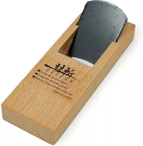 SUIZAN Japanese Wood Block Plane Kanna 1.7 Inch (42mm) Hand Planer for Woodwork