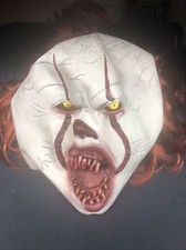 Pennywise Clown Mask Stephen King's IT Halloween Cosplay Full Mask Costume