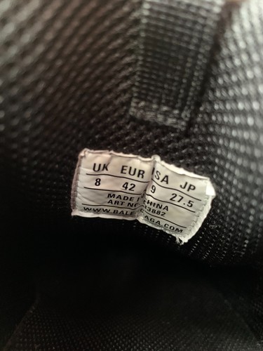 Zapatillas Balenciaga Triple S EU42 US9 para Hombres Negro Blanco Rojo Usadas Sin Caja - Imagen 11 de 11