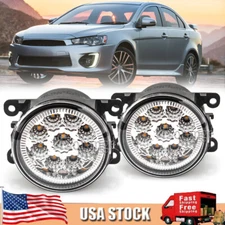 LED Front Bumper Fog Lamp Driving Light For Mitsubishi Lancer 2016 2017 2018
