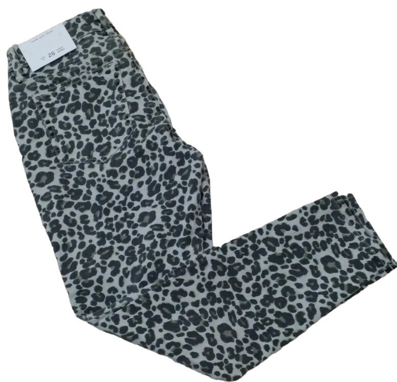 サイズM NoREMID GREY LEOPARD PANTS Nerida Leopard Mid Rise Pant – FINESSE