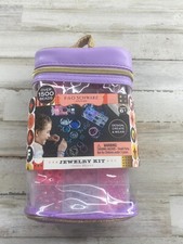 Bead Jewelry Making Kit with Storage Bag Over 1500 Beads by FAO SCHWARZ NEW 