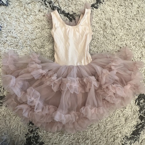 Popatu NWOT Pink Ruffled Layered Tulle Dress Over Bodyshirt -24Mos - Picture 7 of 8
