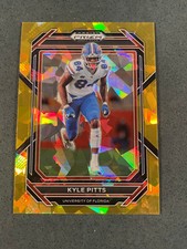 Kyle Pitts Gold Ice Florida 2023 Panini Prizm Draft Picks - #65 Gold Ice Prizm