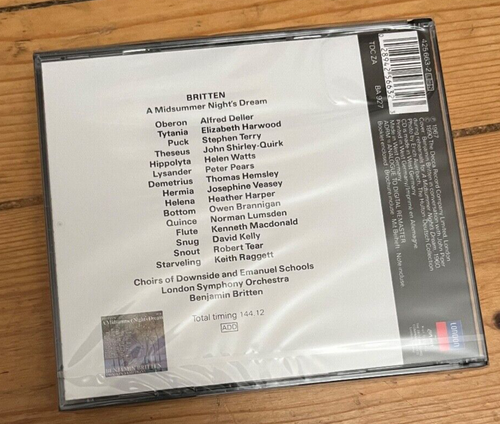 Britten A Midsummer Night's Dream  2CD BOX SET NEW SEALED - Picture 2 of 2