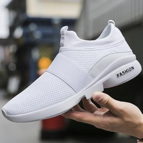 Men's Casual Slip on Tennis Shoes Outdoor Walking Athletic Running Gym Sneakers - Picture 13 of 26