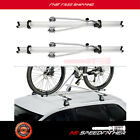 2 Pcs Car Top Roof Bike Rack Bicycle Carrier Roof Mount Steel Cycling Holder Suv