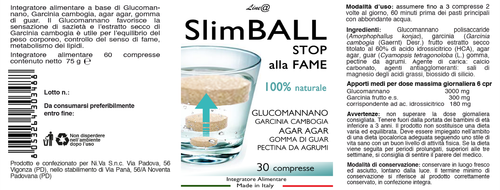 SLIMBALL Line@ blocca FAME-PERDI PESO! 60cpr/La CPR si GONFIA e fa sentir SAZI! - Bild 4 von 7