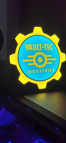 Fallout Vault-Tec Deko Lampe Lightbox - Bild 4 von 9