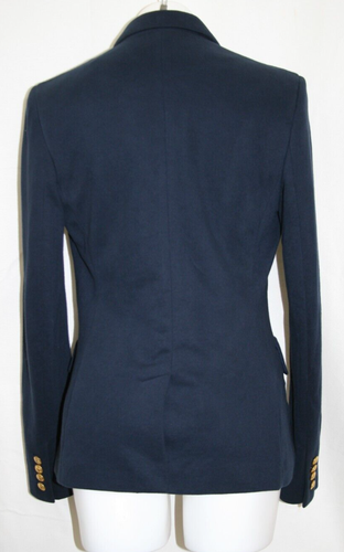 VNTG Polo Ralph Lauren Navy Embroidered MCMLX VII RLPC Blazer Jacket RARE Sz 10 - Picture 4 of 17