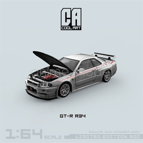 Cool Art 1:64 Nissan GT-R R34 Diecast Modellauto Neu - Bild 9 von 10