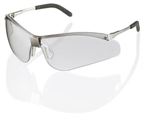 CLICK Traders MILANO METAL Frame Safety Spectacles//Glasses CLEAR Lens