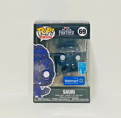New Funko Pop Art Series Exclusive Marvel Black Panther #69 Shuri Bobble-Head