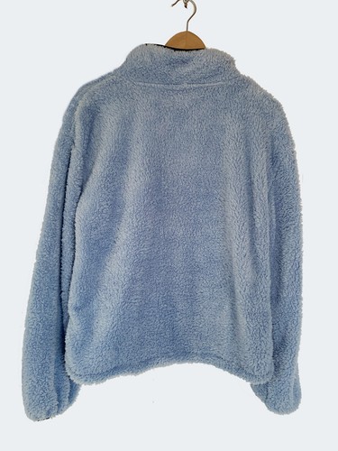 No Bo Women's Sweatshirt Rullover Color Light Blue Soft Warm Size L (11-13) - Picture 8 of 9
