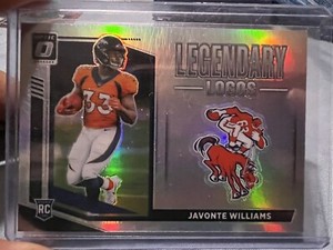 2021 Donruss Optic Javonte Williams Holo Prizm Legendary Logos Rookie RC #LL-6
