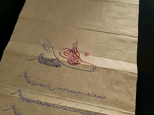 Sultan Abdulhamid II Royal Manuscript Firman Document Ottoman Tughra Royalty TR - Bild 6 von 24
