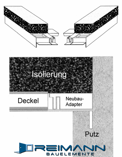 Adapter für Menke Rollladenkastendeckel - 1 Paar - Bild 43 von 44