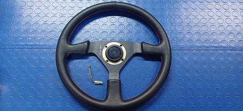 Original Momo steering wheel for Fiat Uno Turbo i.e. 2nd series, also Racing.  [553.25]